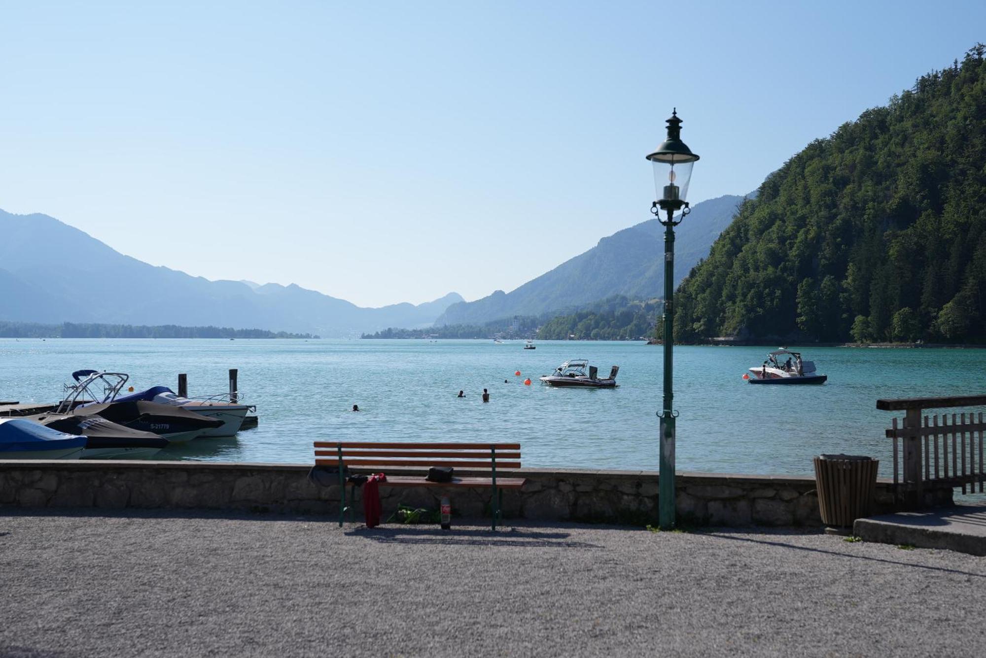 Bergblick 411 Am Wolfgangsee Strobl Camera foto