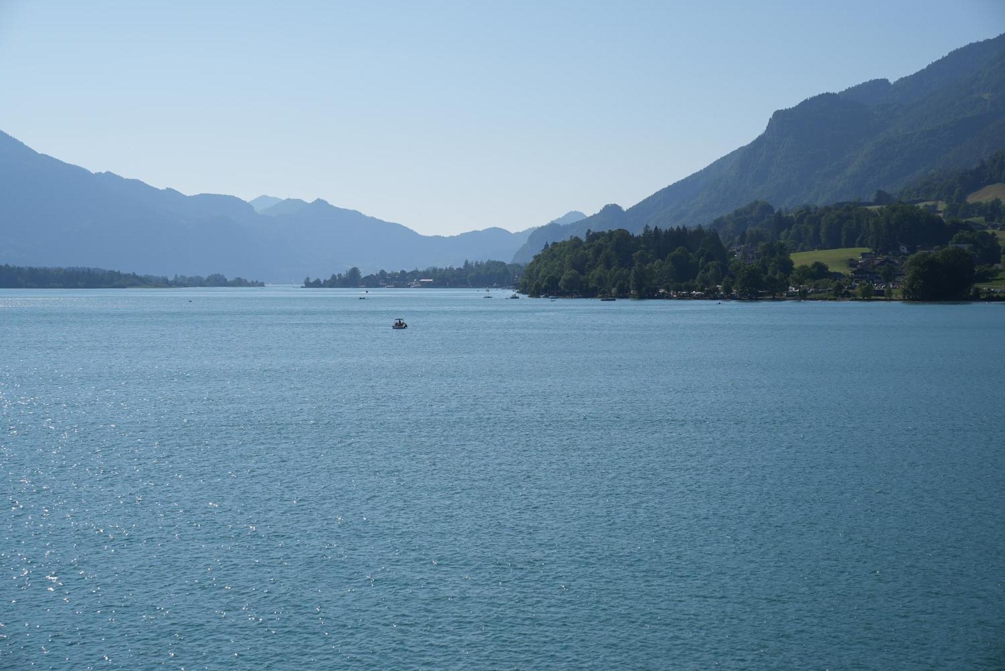 Bergblick 411 Am Wolfgangsee Strobl Camera foto