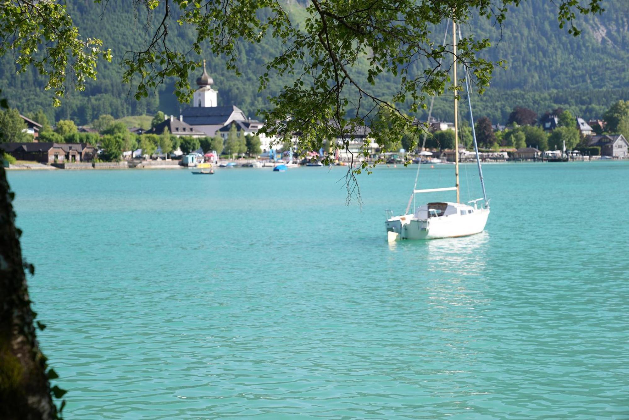 Bergblick 411 Am Wolfgangsee Strobl Camera foto